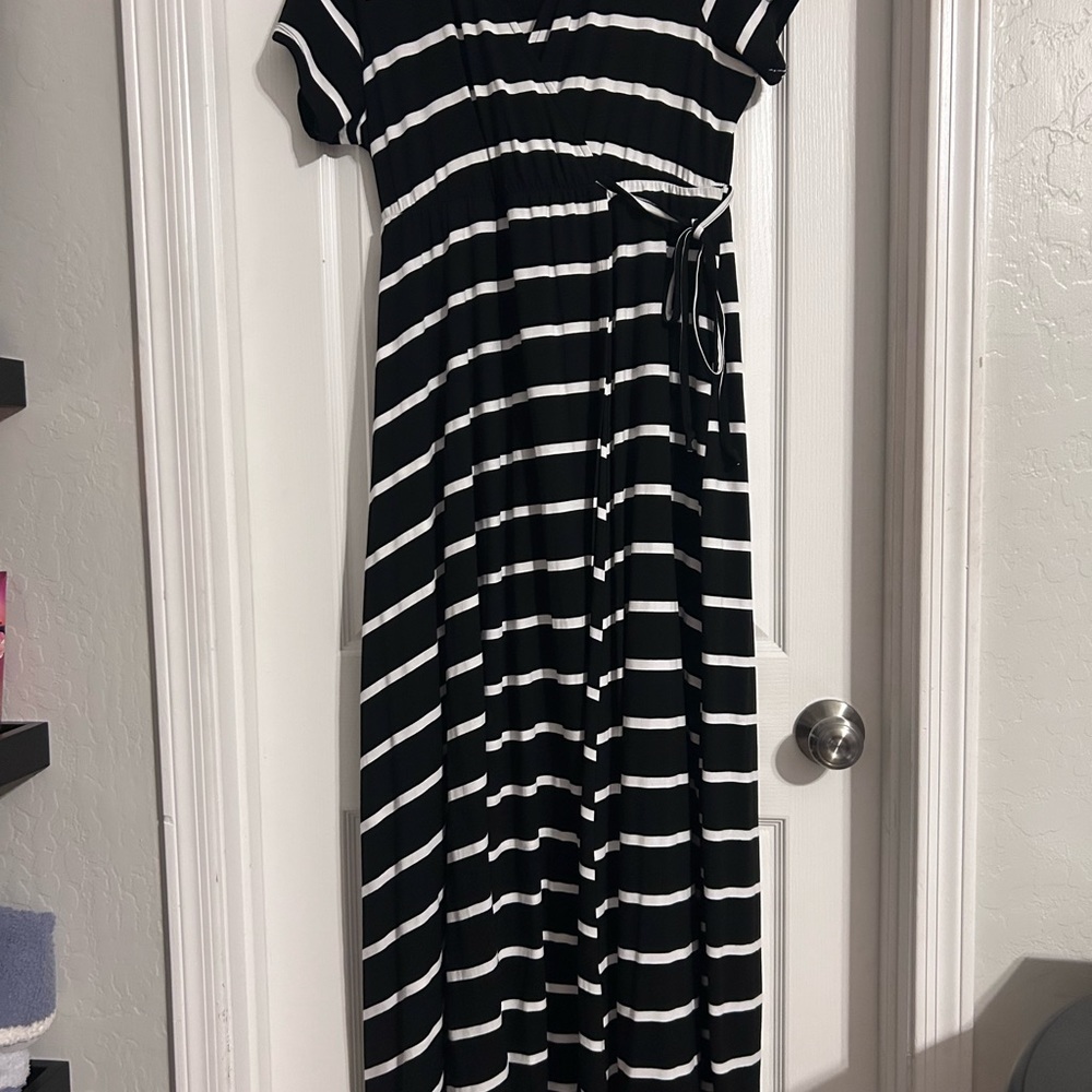 torrid Black and White Striped Women’s Dress - Picture 4 of 4